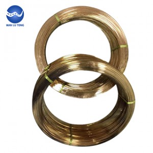 Aluminum bronze flat wire