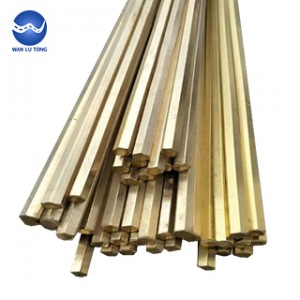 Aluminum bronze hexagonal rod