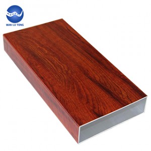 Aluminum wood composite profiles