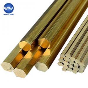 Brass hexagonal rod