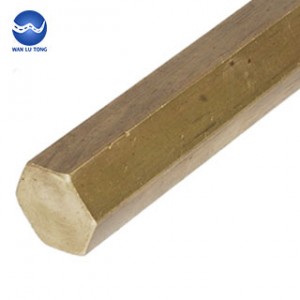 Bronze hexagonal rod