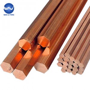 Copper hexagonal rod