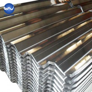 Corrugated aluminum sheet