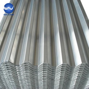 Corrugated aluminum sheet