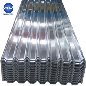 Corrugated aluminum sheet