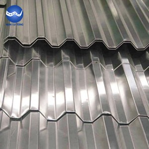 Corrugated aluminum sheet