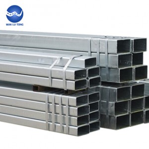 Galvanized rectangular tube