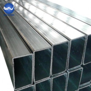 Galvanized rectangular tube