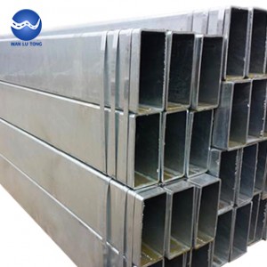 Galvanized rectangular tube