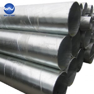 Hot dip galvanized tube