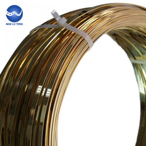 Lead brass flat wire