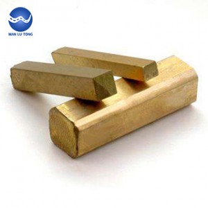 Lead brass square rod