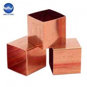 Copper square tube