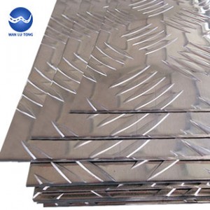 Plat aluminium embossed