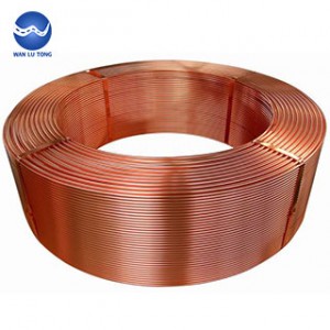 Purple copper flat wire