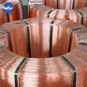 Purple copper flat wire