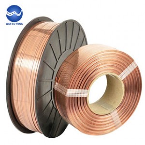 Purple copper flat wire