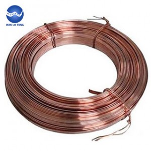 Purple copper flat wire