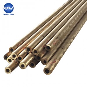 Seamless aluminum bronze tube