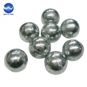Application of zinc ball production technology