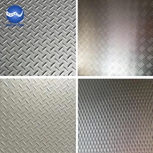 Stainless steel patterned plate