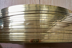 Personlized Products Thin Wall Aluminum Tube - Brass flat wire – Wanlutong detail pictures