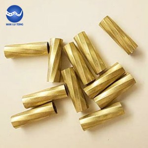 Brass shaped tube