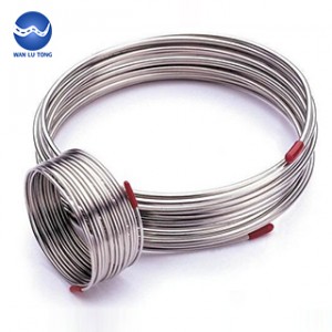 Stainless steel spiral tube