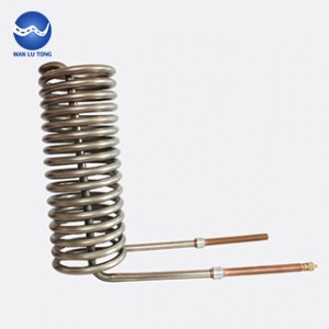 Stainless steel spiral tube