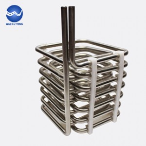 Stainless steel spiral tube